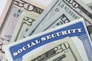 Social Security card to represent the myths that come along with social security.