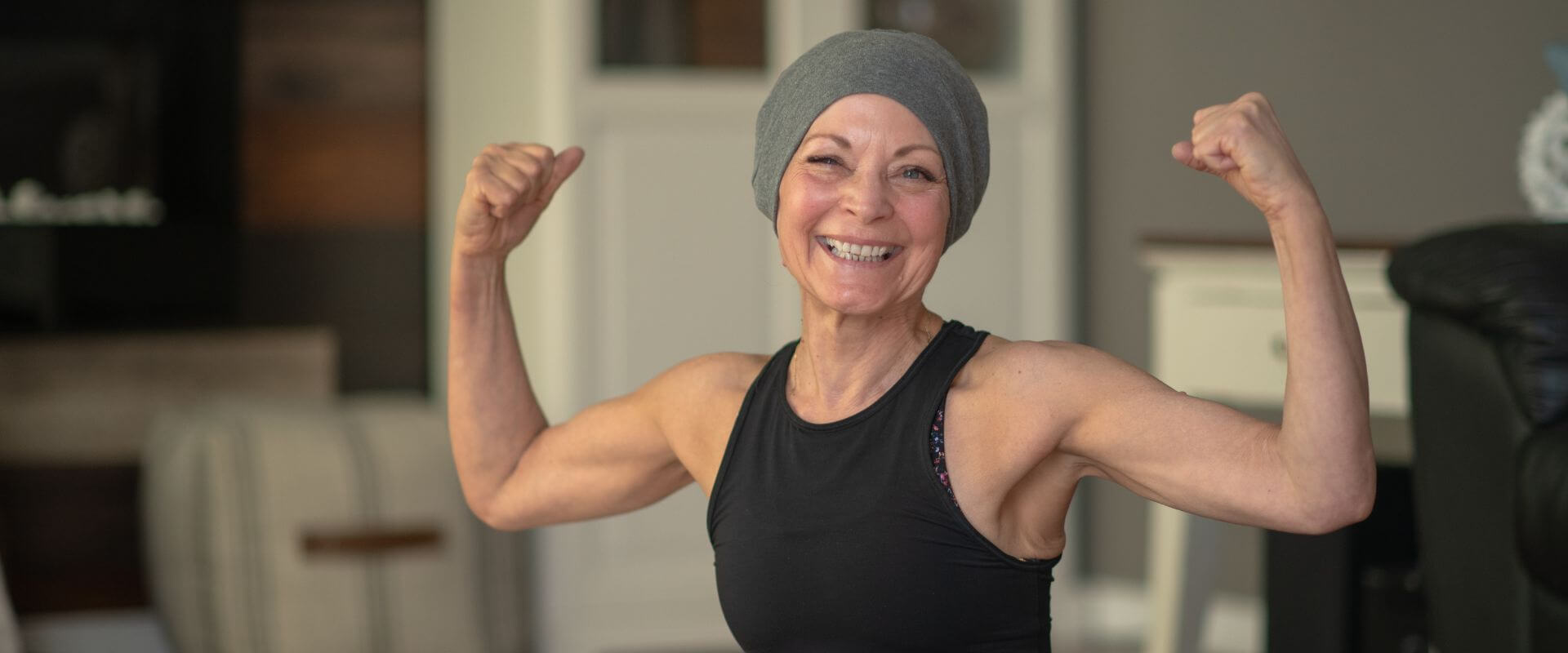 women diagnosed with cancer working out